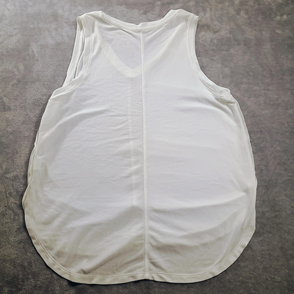 Freely Womens Medium White V Neck Split Hem Lightweight‎ Athletic Tank Top - Picture 11 of 11